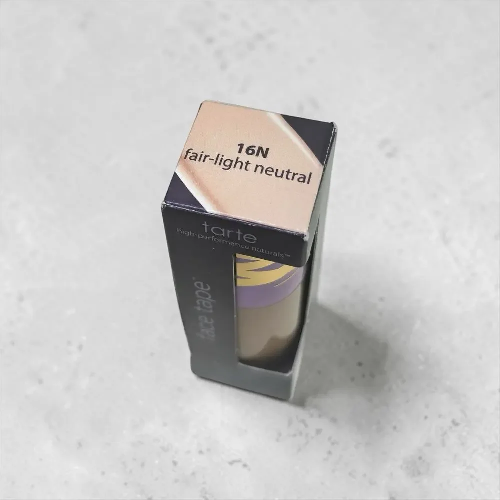 tarte Face Tape Foundation 16N Fair-Light Neutral Full Coverage Matte 1 fl oz